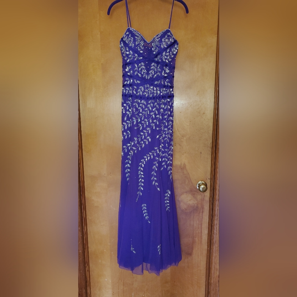David's Bridal formal. Purple. Size M